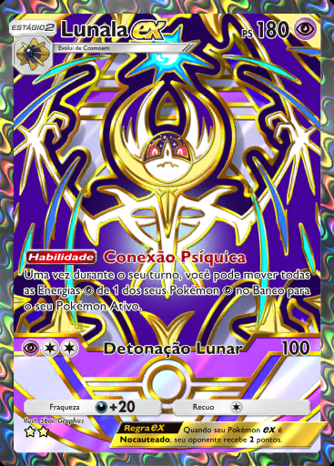 Lunala ex #367 · Pacote Deluxe ex (A4b)