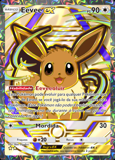 Eevee ex #370 · Pacote Deluxe ex (A4b)