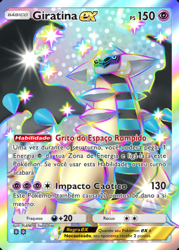 Giratina ex #377 · Pacote Deluxe ex (A4b)