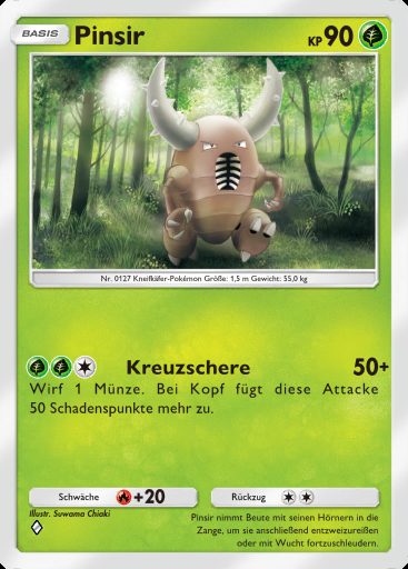 Pinsir #001 · Mega-Aufstieg (B1)