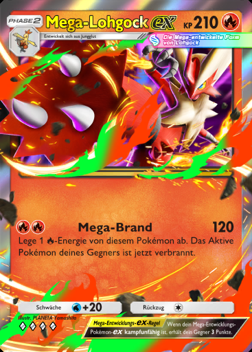 Mega-Lohgock-ex #036 · Mega-Aufstieg (B1)