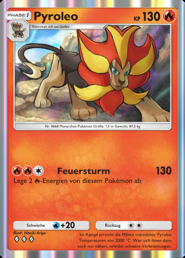 Pyroleo #046 · Mega-Aufstieg (B1)