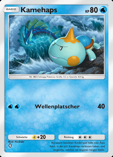 Kamehaps #076 · Mega-Aufstieg (B1)