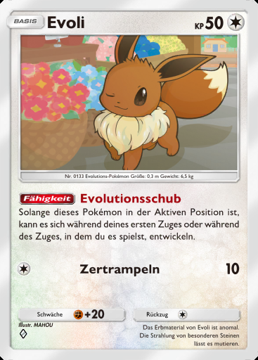 Evoli #184 · Mega-Aufstieg (B1)