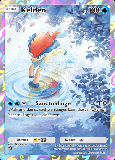 Keldeo #235 · Mega-Aufstieg (B1)