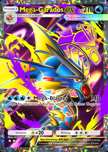 Mega-Garados-ex #255 · Mega-Aufstieg (B1)