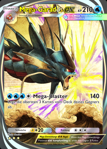 Mega-Garados-ex #285 · Mega-Aufstieg (B1)