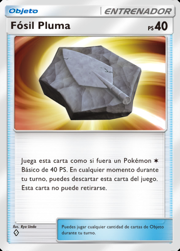 Fósil Pluma