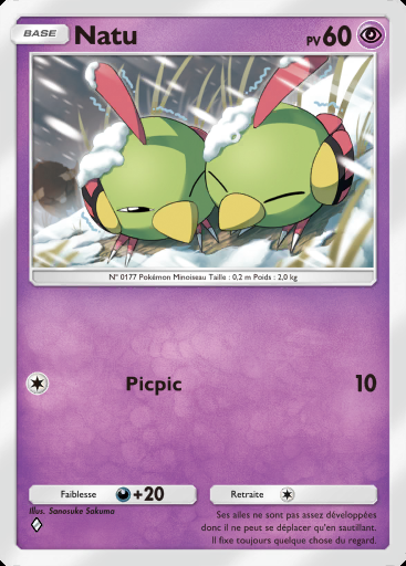 Natu #097 · Méga-Ascension (B1)