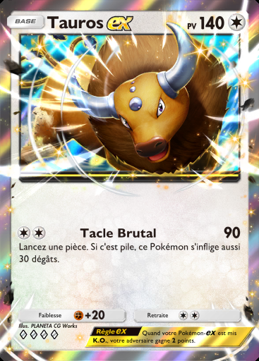 Tauros-ex #183 · Méga-Ascension (B1)
