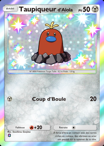 Taupiqueur d'Alola #311 · Méga-Ascension (B1)