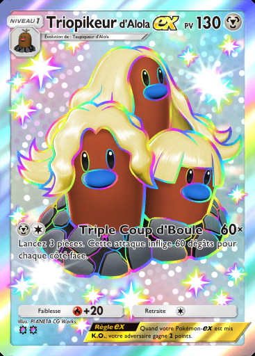 Triopikeur d'Alola-ex #325 · Méga-Ascension (B1)
