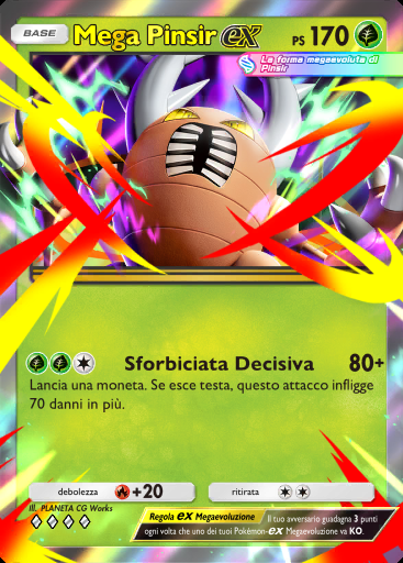 Mega Pinsir-ex #002 · Mega Ascesa (B1)
