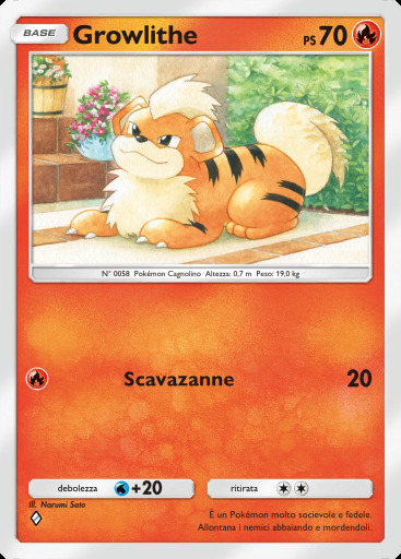 Growlithe #028 · Mega Ascesa (B1)