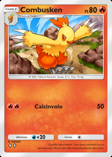 Combusken #034 · Mega Ascesa (B1)