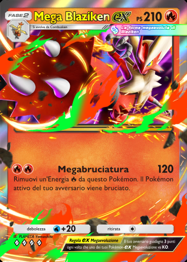 Mega Blaziken-ex #036 · Mega Ascesa (B1)