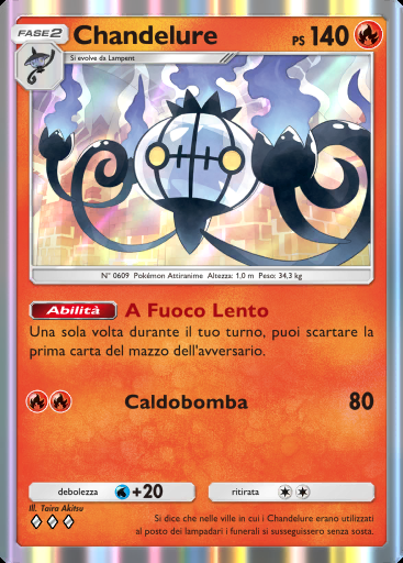 Chandelure #043 · Mega Ascesa (B1)