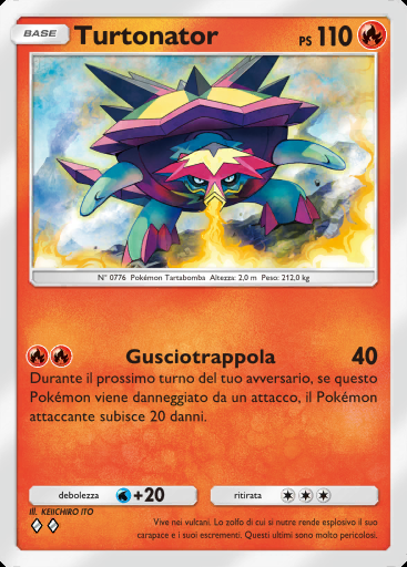 Turtonator #047 · Mega Ascesa (B1)