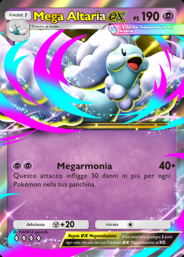 Mega Altaria-ex #102 · Mega Ascesa (B1)