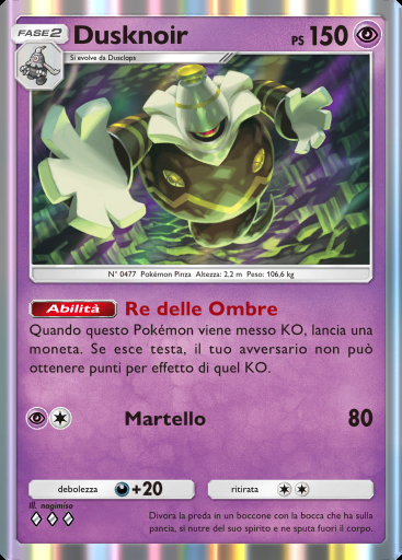 Dusknoir #105 · Mega Ascesa (B1)