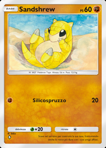 Sandshrew #122 · Mega Ascesa (B1)