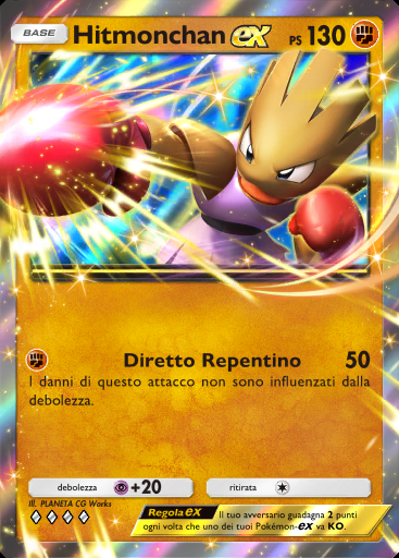Hitmonchan-ex #124 · Mega Ascesa (B1)