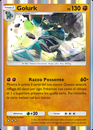 Golurk #136 · Mega Ascesa (B1)