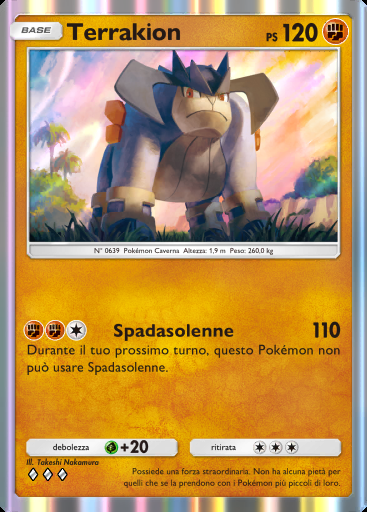 Terrakion #137 · Mega Ascesa (B1)
