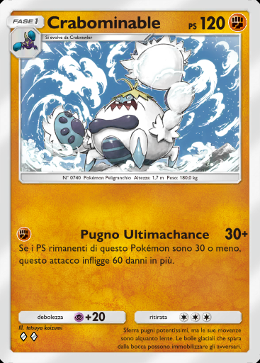 Crabominable #140 · Mega Ascesa (B1)