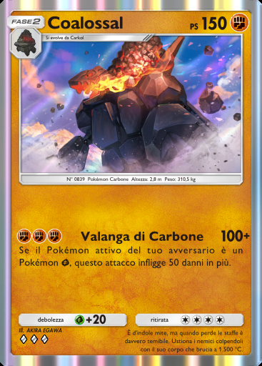 Coalossal #147 · Mega Ascesa (B1)
