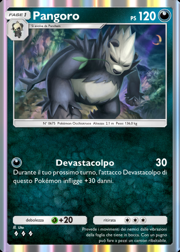 Pangoro #158 · Mega Ascesa (B1)