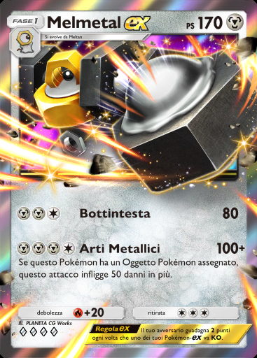 Melmetal-ex #174 · Mega Ascesa (B1)