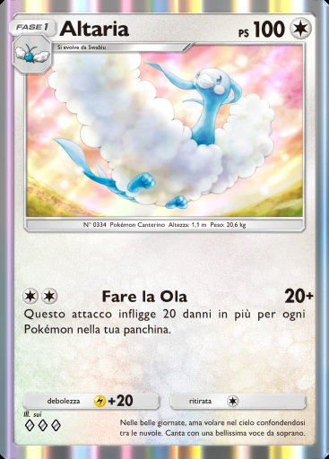 Altaria #197 · Mega Ascesa (B1)