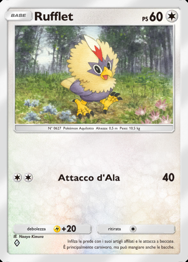 Rufflet #204 · Mega Ascesa (B1)