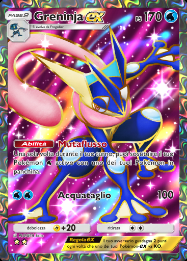 Greninja-ex #256 · Mega Ascesa (B1)
