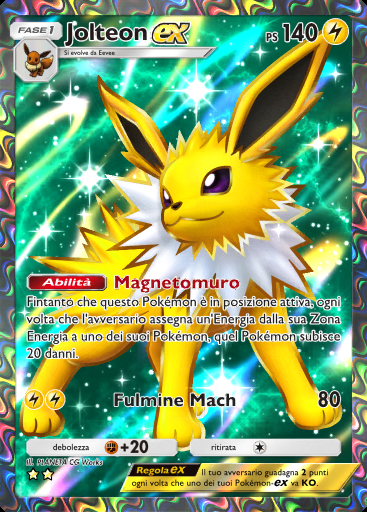 Jolteon-ex #257 · Mega Ascesa (B1)