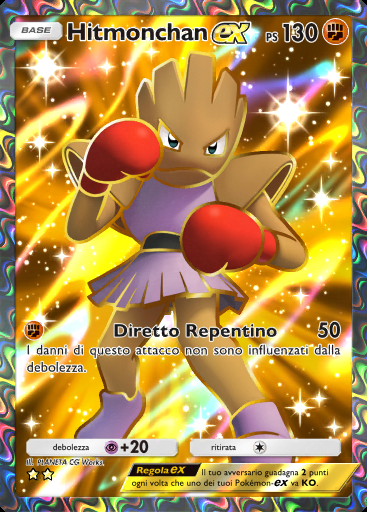Hitmonchan-ex #261 · Mega Ascesa (B1)