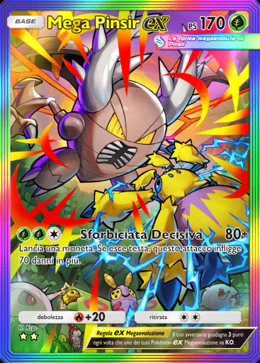 Mega Pinsir-ex #272 · Mega Ascesa (B1)