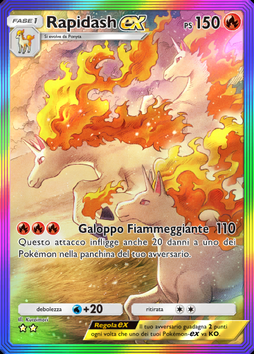 Rapidash-ex #274 · Mega Ascesa (B1)