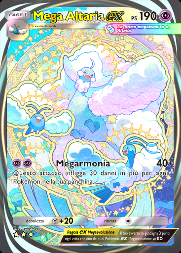Mega Altaria-ex #286 · Mega Ascesa (B1)