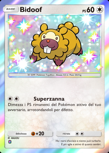 Bidoof #316 · Mega Ascesa (B1)