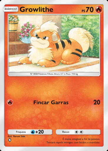 Growlithe #028 · Mega Ascensão (B1)