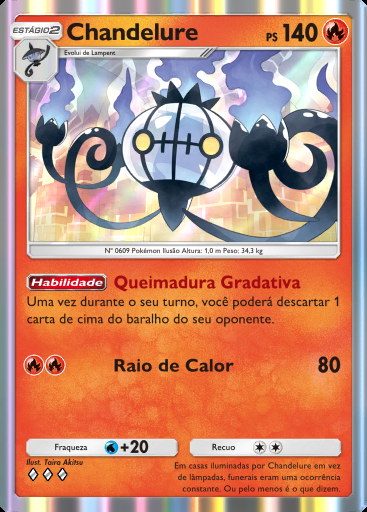 Chandelure #043 · Mega Ascensão (B1)