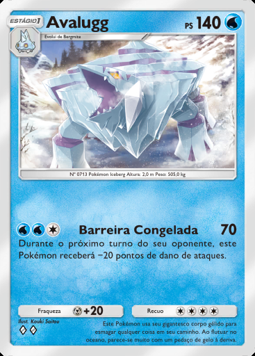 Avalugg #075 · Mega Ascensão (B1)