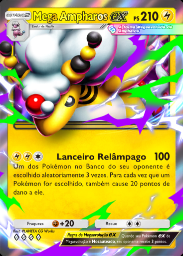 Mega Ampharos ex #085 · Mega Ascensão (B1)