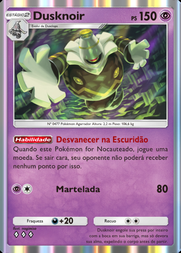 Dusknoir #105 · Mega Ascensão (B1)