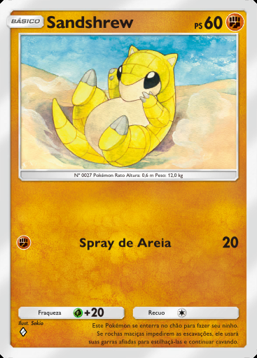 Sandshrew #122 · Mega Ascensão (B1)