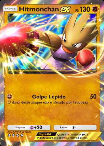 Hitmonchan ex #124 · Mega Ascensão (B1)