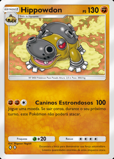 Hippowdon #129 · Mega Ascensão (B1)