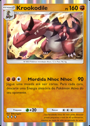 Krookodile #132 · Mega Ascensão (B1)